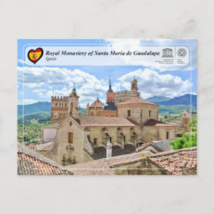 UNESCO - Royal Monastery of St María de Guadalupe Postcard