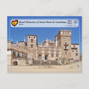 UNESCO - Royal Monastery of St María de Guadalupe Postcard