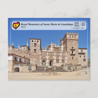 UNESCO - Royal Monastery of St María de Guadalupe Postcard