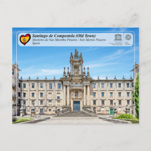 UNESCO UHS - Mosteiro de San Martiño Pinario Postcard