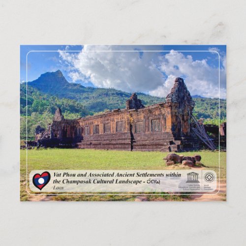 UNESCO _ Vat Phou and Champasak Cultural Landscape Postcard
