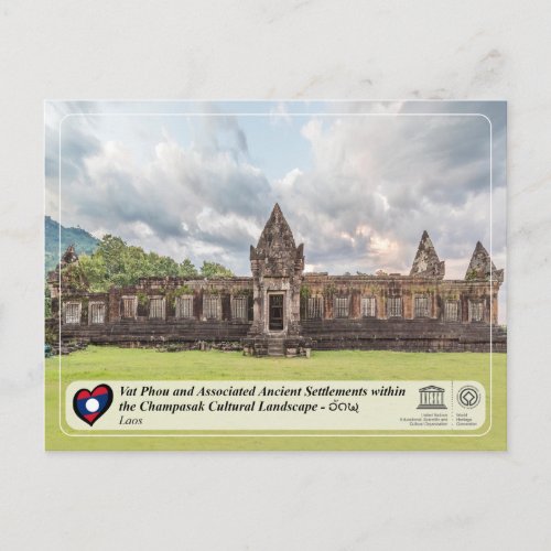 UNESCO _ Vat Phou and Champasak Cultural Landscape Postcard