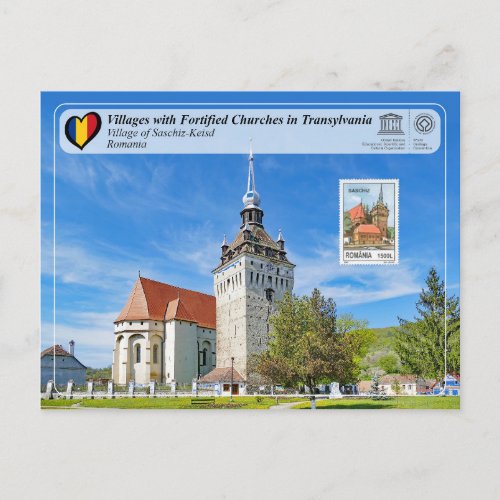 UNESCO Village of Saschiz_Keisd Stamp Edition Po Postcard