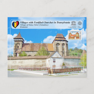 UNESCO - Village of Valea Viilor (Stamp Edition) P Postcard