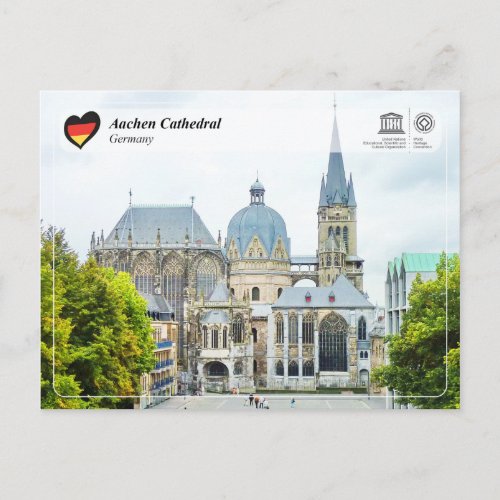 UNESCO WHS _ Aachen Cathedral Postcard