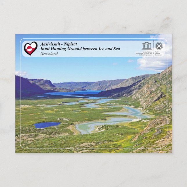 UNESCO WHS - Aasivissuit – Nipisat Postcard (Front)