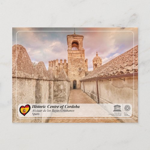UNESCO WHS _ Alczar de los Reyes Cristianos Postcard