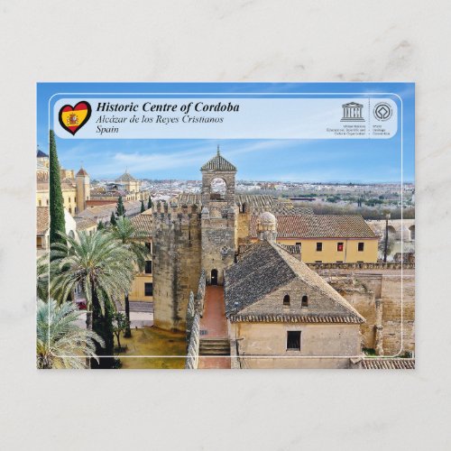 UNESCO WHS _ Alczar de los Reyes Cristianos Postcard