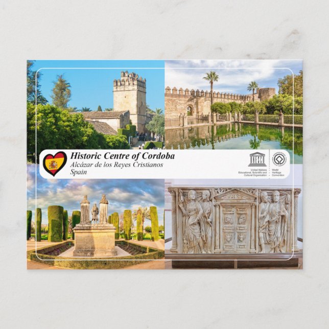UNESCO WHS - Alcázar de los Reyes Cristianos Postcard (Front)