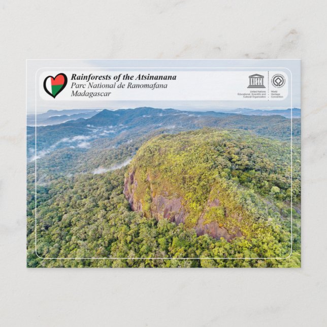 UNESCO WHS - Atsinanana - Ranomafana National Park Postcard (Front)