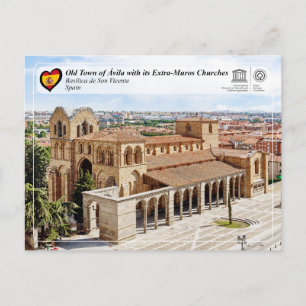 UNESCO WHS - Ávila - Basílica de San Vicente Postcard