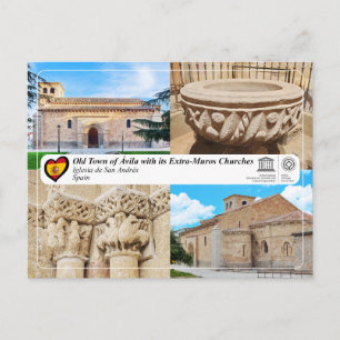 UNESCO WHS - Ávila - Iglesia de San Andrés Postcard