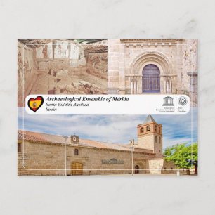 UNESCO WHS - Basilica Santa Eulalia of Mérida Postcard