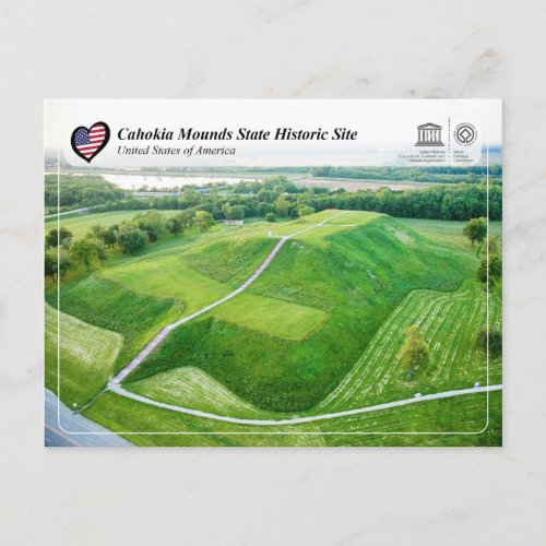 UNESCO WHS _ Cahokia Mounds State Historic Site Postcard