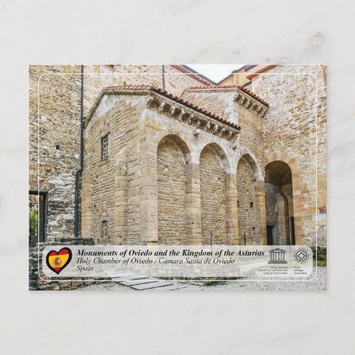 UNESCO WHS _ Cmara Santa de Oviedo Postcard