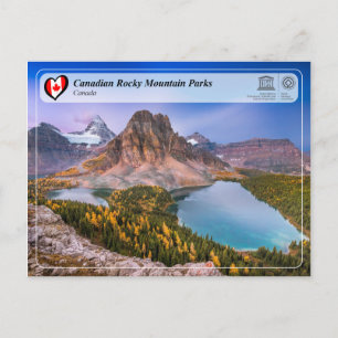 UNESCO WHS - Canadian Rocky Mountain Parks Postcard