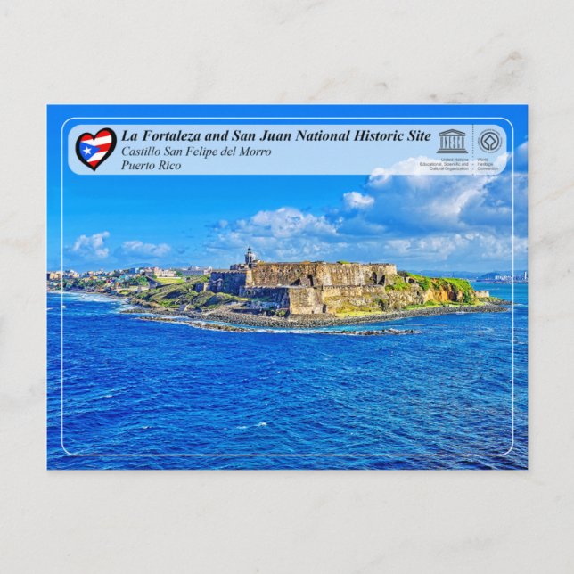 UNESCO WHS - Castillo San Felipe del Morro Postcard (Front)