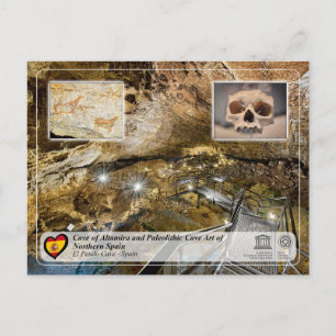 UNESCO WHS - Cave of El Pendo / Cueva de El Pendo Postcard