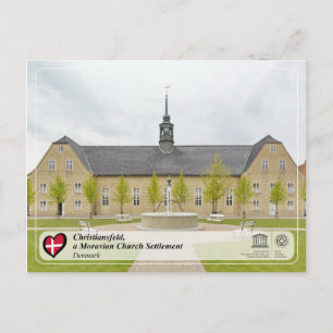 UNESCO WHS - Christiansfeld - Moravian Church Postcard