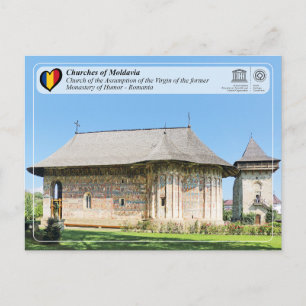 UNESCO WHS - Churches of Moldavia - Humor Postcard
