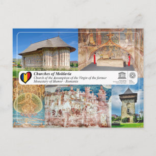 UNESCO WHS - Churches of Moldavia - Humor Postcard