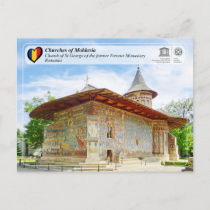 UNESCO WHS - Churches of Moldavia - Voronet Postcard