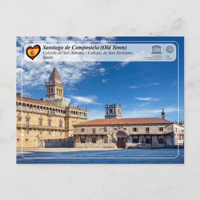 UNESCO WHS - Colexio de San Xerome Postcard (Front)