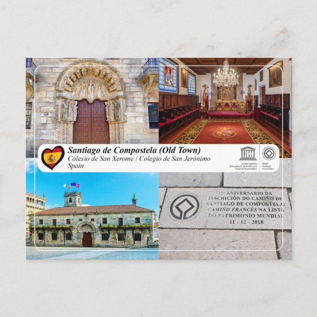 UNESCO WHS - Colexio de San Xerome Postcard (Front)