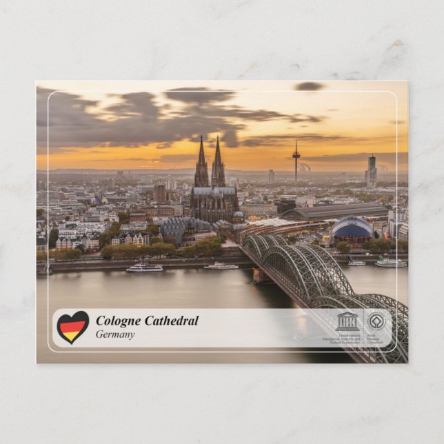 UNESCO WHS - Cologne Cathedral Postcard (Front)