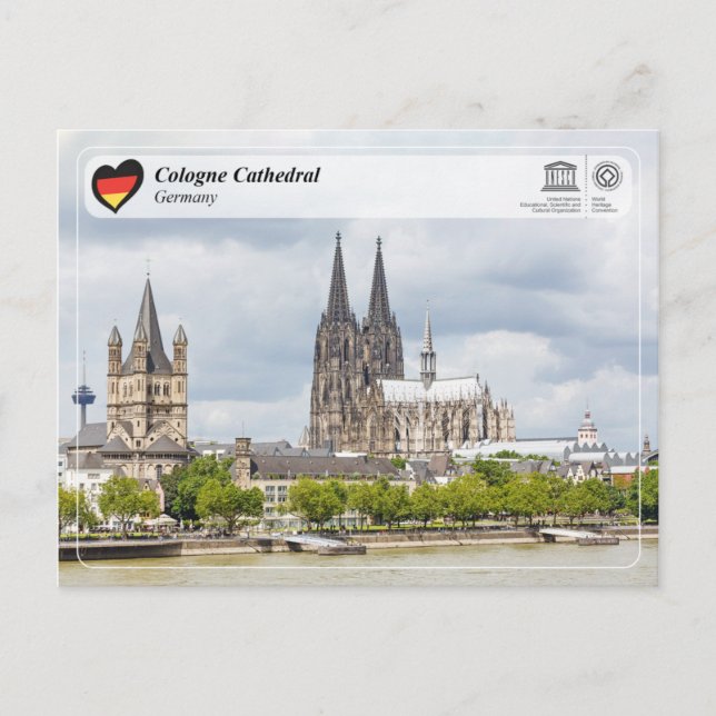UNESCO WHS - Cologne Cathedral Postcard (Front)