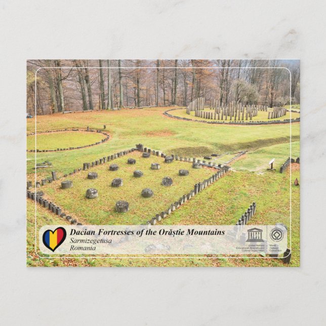 UNESCO WHS - Dacian Fortresses - Sarmizegetusa Postcard (Front)