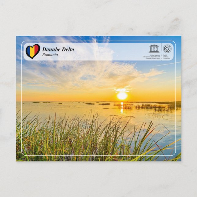 UNESCO WHS - Danube Delta Postcard (Front)