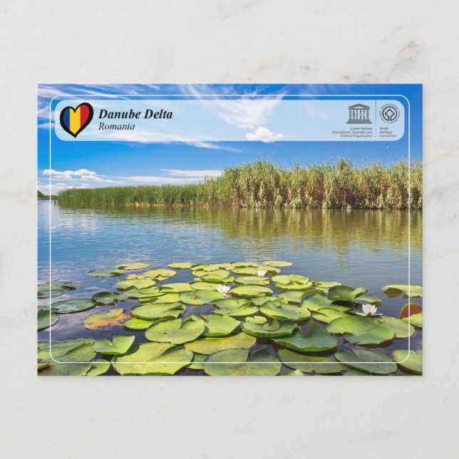 UNESCO WHS - Danube Delta Postcard (Front)