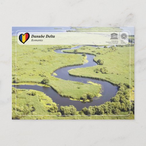 UNESCO WHS _ Danube Delta Postcard