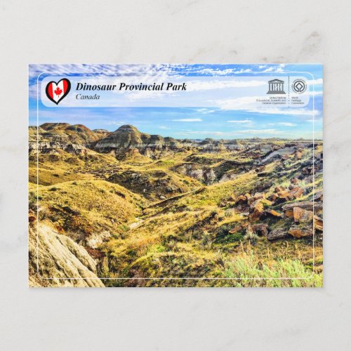 UNESCO WHS _ Dinosaur Provincial Park Postcard