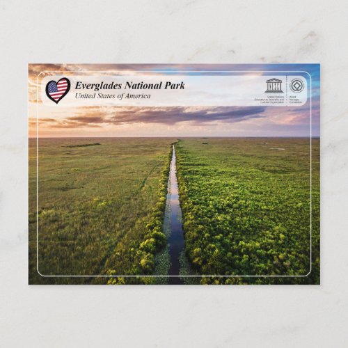 UNESCO WHS _ Everglades National Park Postcard