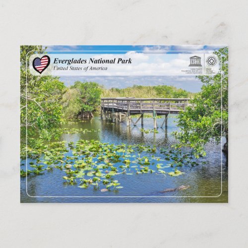 UNESCO WHS _ Everglades National Park Postcard