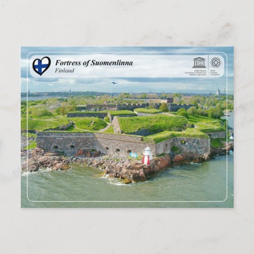 UNESCO WHS _ Fortress of Suomenlinna Postcard