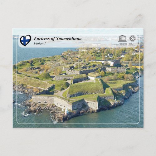 UNESCO WHS _ Fortress of Suomenlinna Postcard