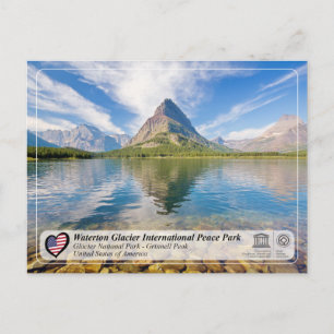 UNESCO  WHS - Glacier NP - Mount Grinnell Postcard