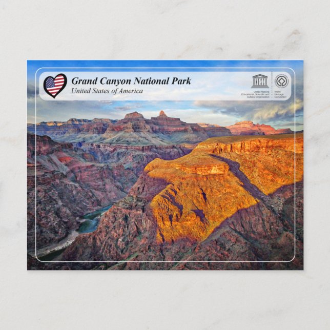 UNESCO WHS - Grand Canyon National Park Postcard (Front)