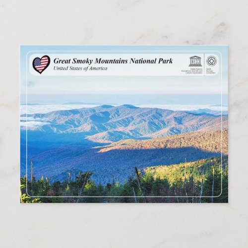 UNESCO WHS _ Great Smoky Mountains National Park Postcard