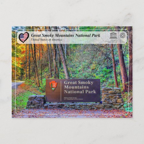 UNESCO WHS _ Great Smoky Mountains National Park Postcard