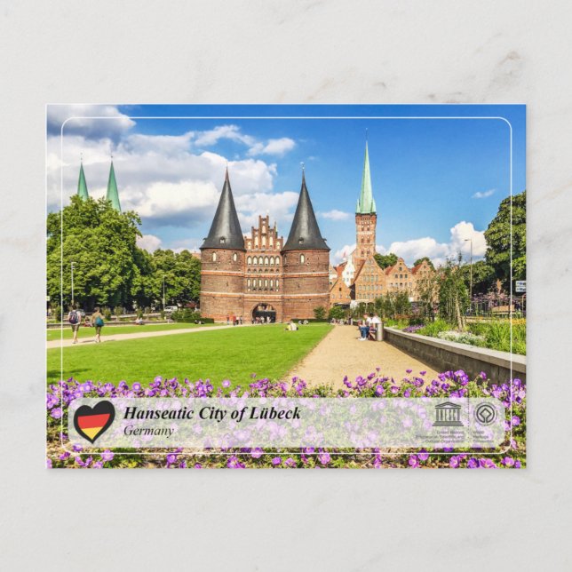 UNESCO WHS - Hanseatic City of Lübeck Postcard (Front)