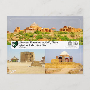 UNESCO WHS - Historical Monuments at Makli, Thatta Postcard