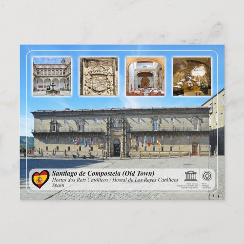 UNESCO WHS _ Hostal dos Reis Catlicos Postcard
