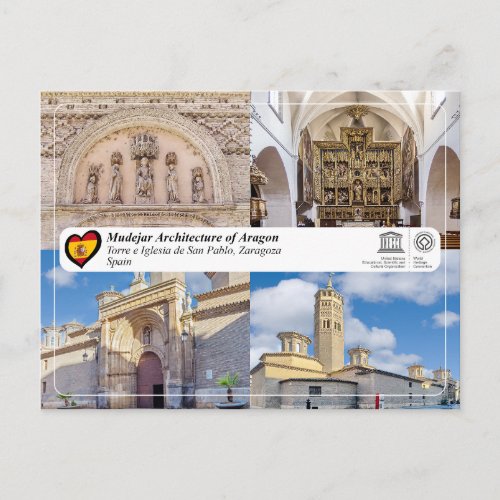UNESCO WHS _ Iglesia de San Pablo Apstol  Postcard