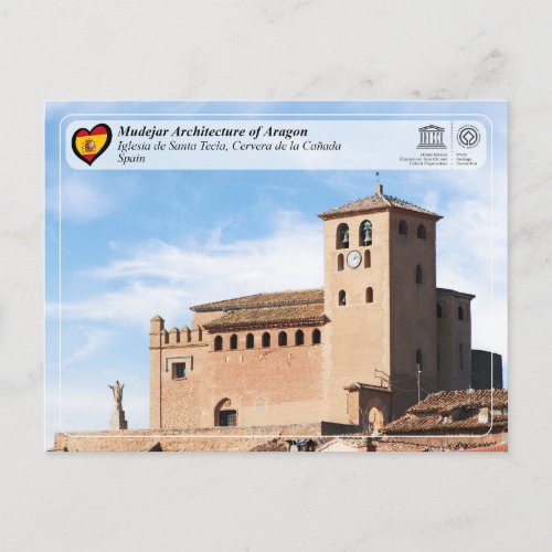 UNESCO WHS _ Iglesia de Santa Tecla   Postcard