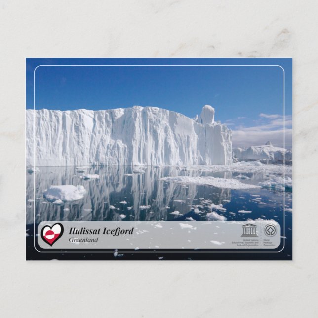 UNESCO WHS - Ilulissat Icefjord Postcard (Front)