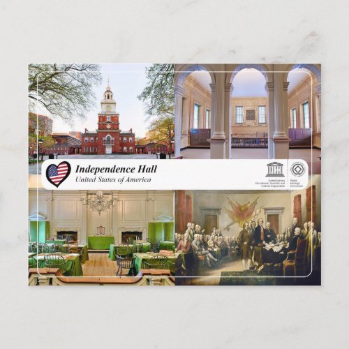 UNESCO WHS _ Independence Hall Postcard